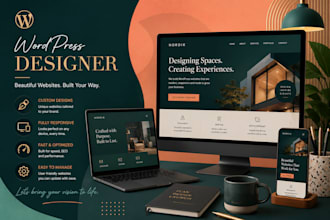 build website with custom cms, wordpress