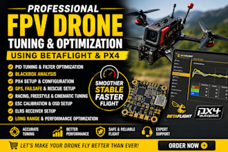 tune fpv drone flight controller using betaflight and px4