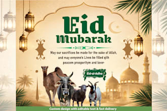 eid mubarak social media design