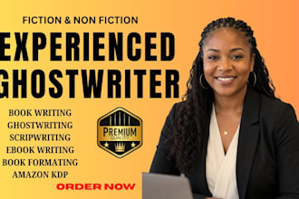 be your non fiction book editor ghost book writer romance ebook and ghostwriter