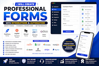 build feathery retool odoo and bitrix24 forms with automation and integration