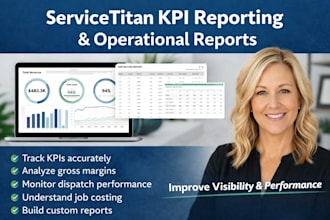 build servicetitan KPI dashboards and operational reports