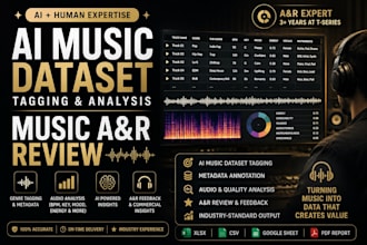 do ai music dataset, music genre tagging, music review