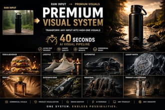 create cinematic product visuals and ads