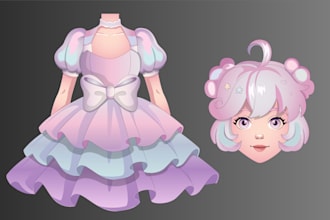 create 2d character design