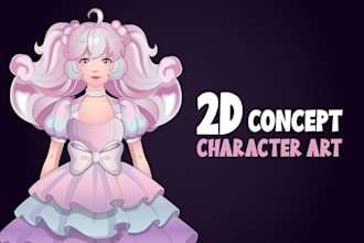 create 2d character design