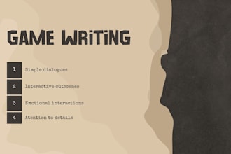 write short dialogues and character interactions