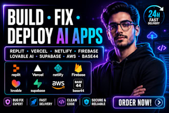 fix deploy replit lovable firebase vercel supabase base44 aws claude ai azure