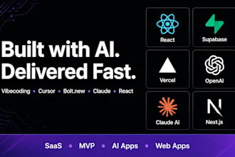 build your ai powered web app or saas mvp using vibecoding