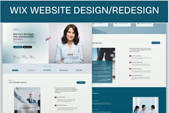 do german wix design website redesign booking system seo ecommerce landing page