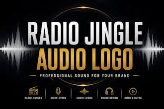 create a professional radio jingle or audio logo