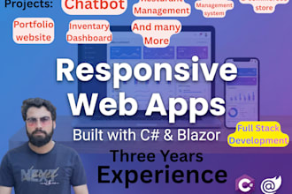 responsive web applications with c sharp and blazor