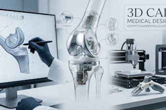 do professional medical devices, 3d product design with healthcare system