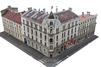 scan data to 3d mesh model, unreal engine, lidar, points