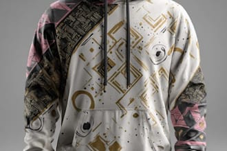 make a modern streetwear tshirt or hoodie design