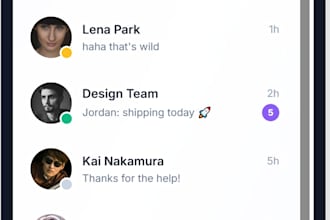 develop a standard state of the art mobile app