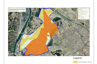 create gis land use map and zoning map using arcgis and qgis