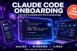 install claude code and onboard you to build apps with ai