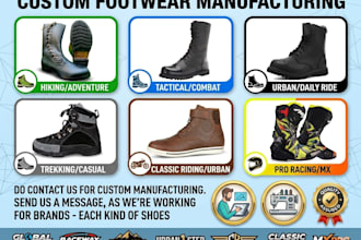 provide custom boots manufacturing and oem production