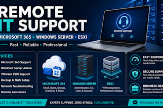 help with vmware esxi and windows server issues