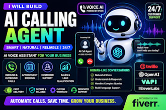build ai calling agent, openai voice, ai automation,  ai assistant, twilio
