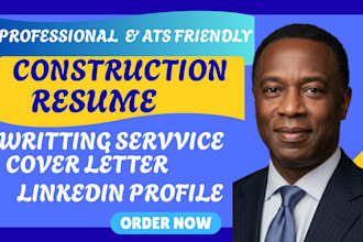 write ats friendly construction, tech, engineering and executive resumes