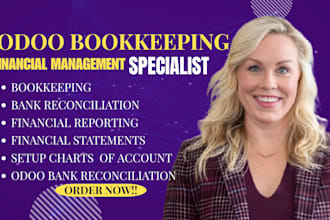do bookkeeping in odoo,sage,tally,myob,freshbook,zoho books,wave,xero,quickbook