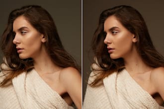 professionally retouch portraits and beauty photos