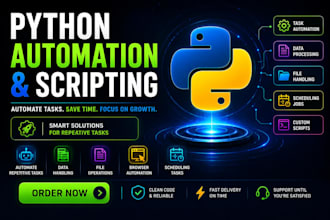 provide python automation and scripting services