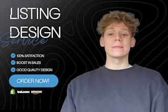 design amazon and bol com listing images with sales boosting infographics