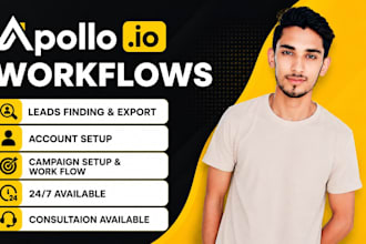 setup apollo io sequences and instantly workflows from start to end