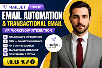 set mailjet email marketing mailjet automation transactional mail API workflow