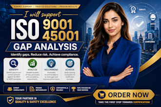 support iso 9001 and 45001 gap analysis