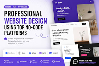 design typedream tilda siter zyro and pagexl websites professionally