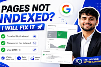 fix crawled not indexed and discovered not indexed pages