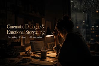 write cinematic dialogue and emotional scenes