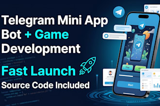 build a telegram mini game or web app or bot