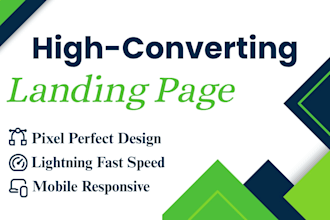 develop a high converting landing page