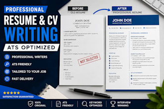do professional ats resume writing and CV design