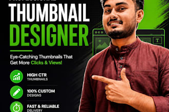 create professional youtube thumbnails for more clicks