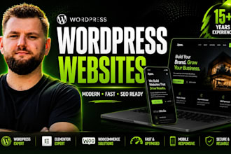 create your wordpress website