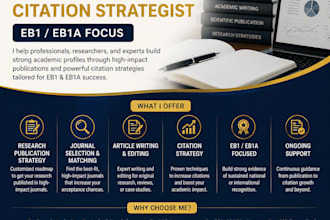 research publication and citation strategist eb1 eb1a focus