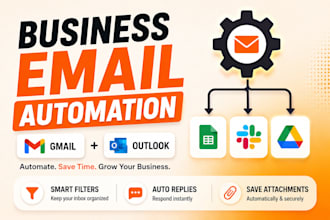 automate gmail and outlook emails, filters, and attachments