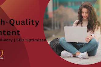write SEO blog posts, articles, and product descriptions