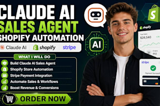 build claude ai sales agent shopify stripe automation revenue growth claude ai