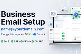 set up your business email with your domain