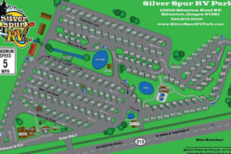 design your campground map, large event layout, and detailed property site plan