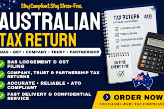 do australian tax return for compliance, trust and partnerships company tax bas