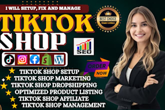 tiktok shop setup tik tok dropshipping marketing tiktok shop ads product listing