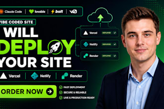 deploy your claude code lovable bolt v0 vibe coded site to vercel netlify render